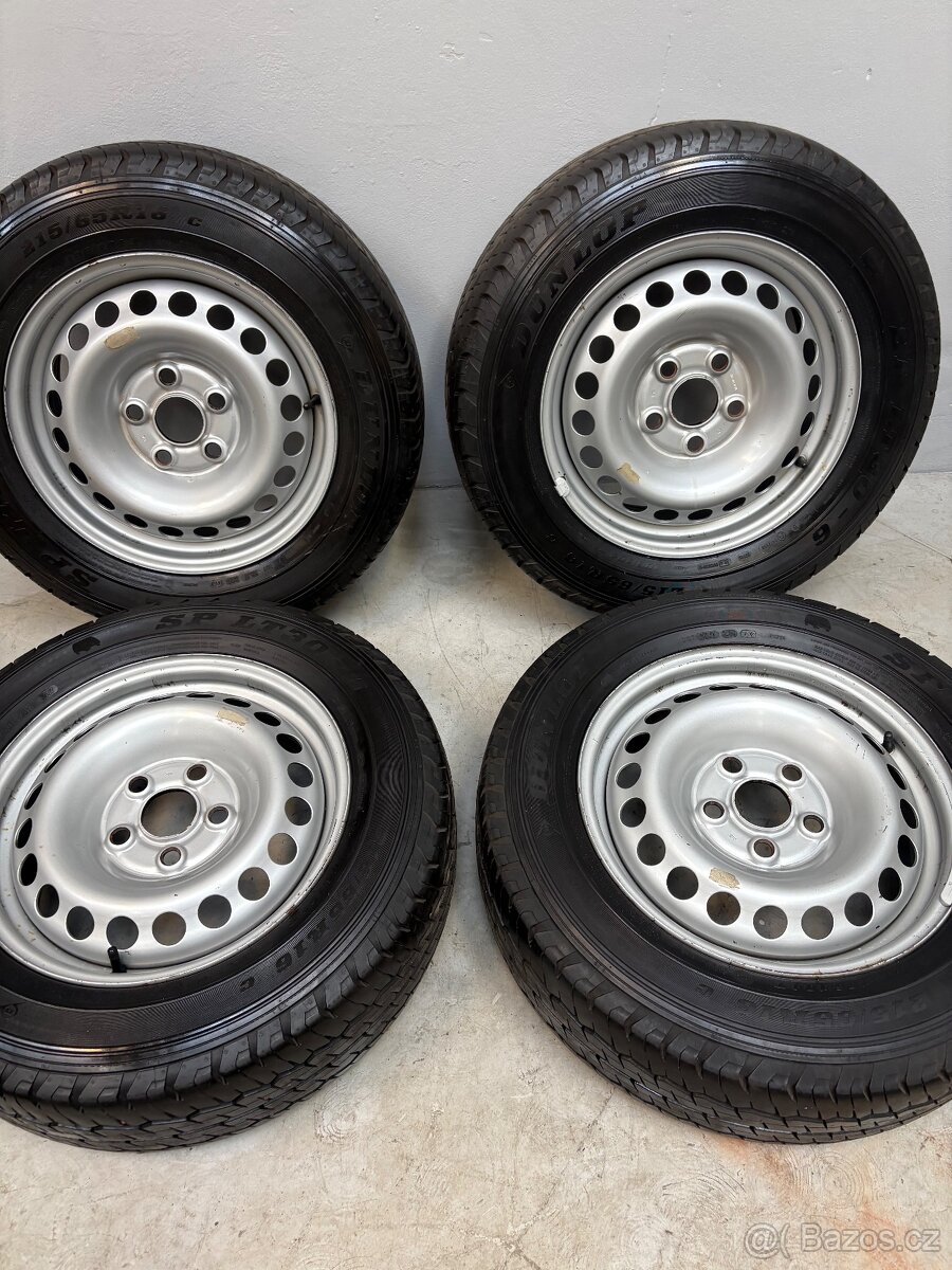 Disky sada Vw T5 T5.1 Dunlop SP LT30-6 215/65/16 8mm