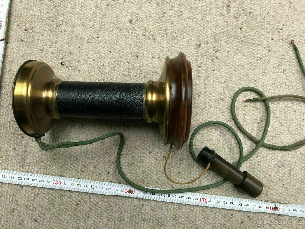 Zvonkový přijímač „Hantel“ Siemens & Halske kolem roku 1878