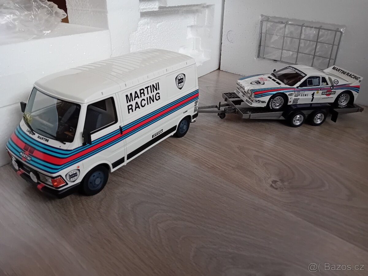 Rally set Fiat 242 + Lancia 037 - Winner RMC 1983  1:18 Otto