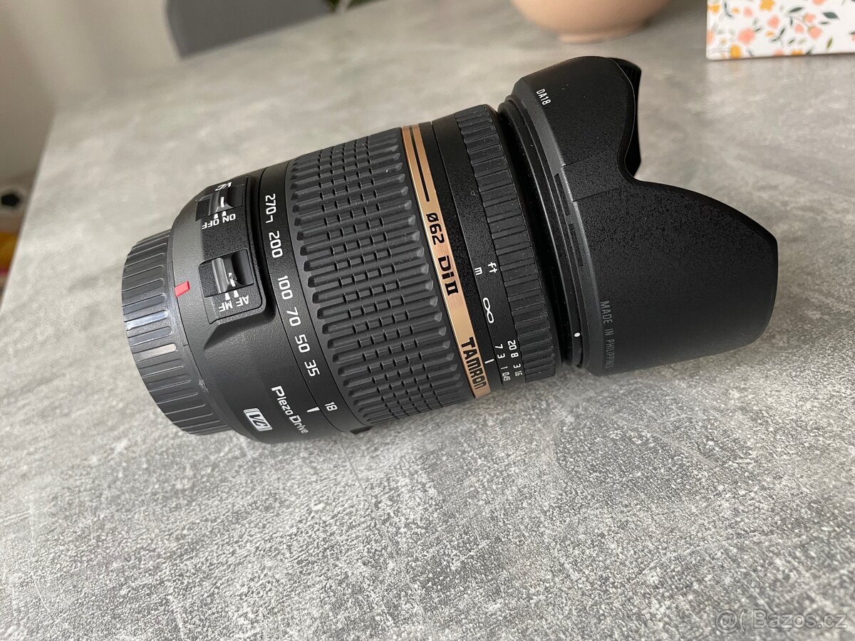 Tamron 18-270 mm F 3,5-6,3 Canon EF objektiv