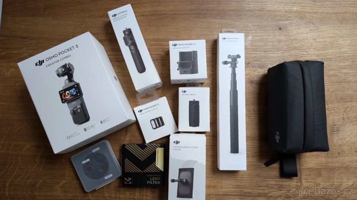 DJI Osmo Pocket 3 Creator Combo + příslušenství