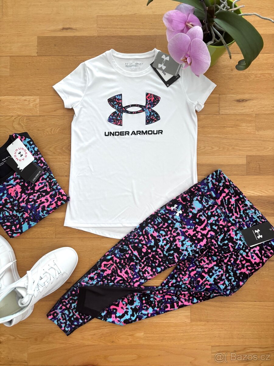UNDER ARMOUR NOVÉ tričko legíny 10-12 r