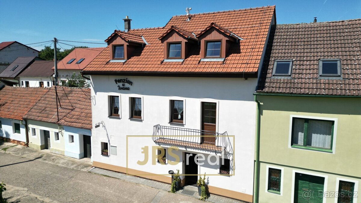 Prodej penzionu s CP 250 m²  v Bořeticích na  Kraví hoře