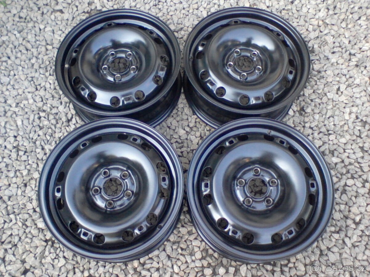 15 plechové disky Škoda Fabia III,Rapid,VW Polo,Seat Ibiza