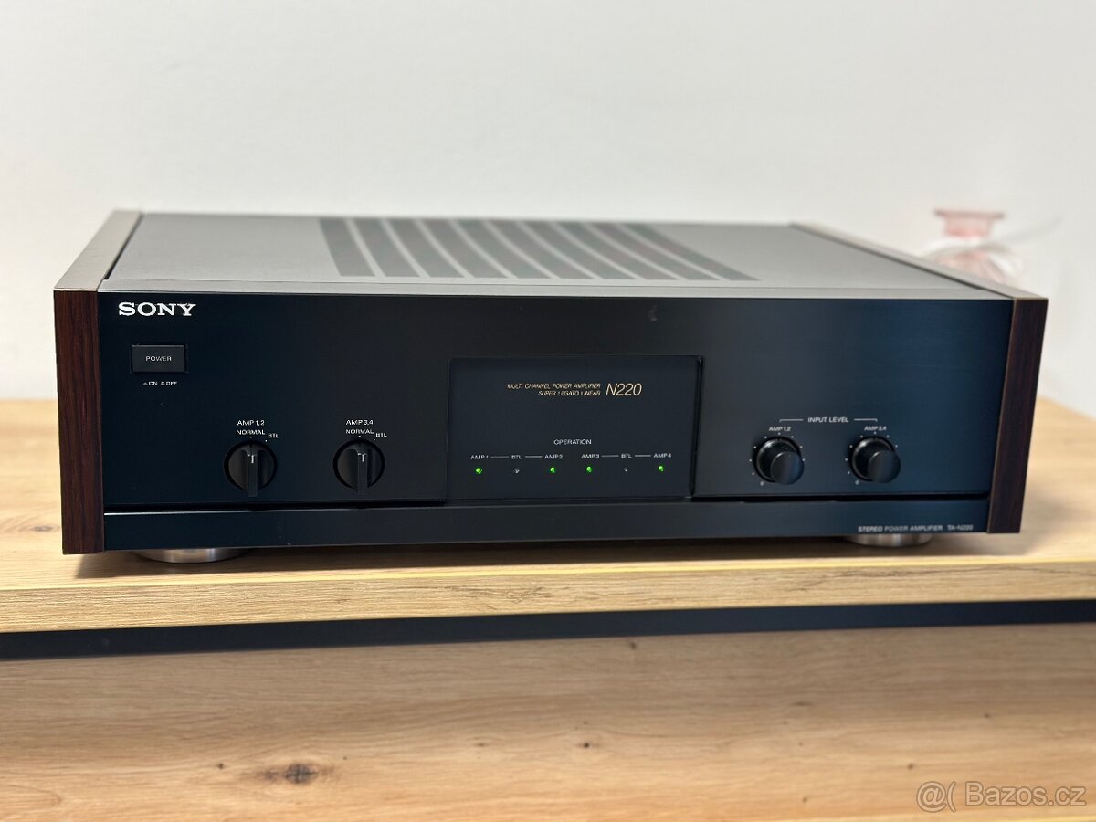 SONY TA-N220 VÝBORNÝ KONCOVÝ STEREO ZESILOVAČ 3 