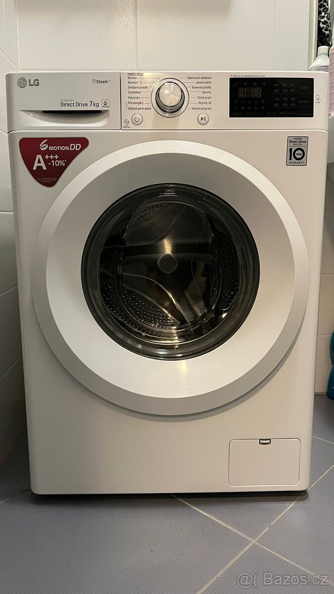 Parní pračka LG v záruce A+++