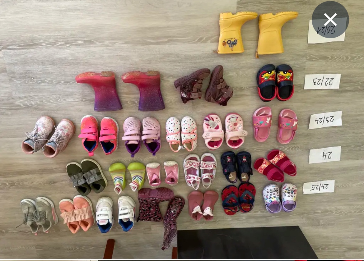 Dětské boty (20-25) 24 párů