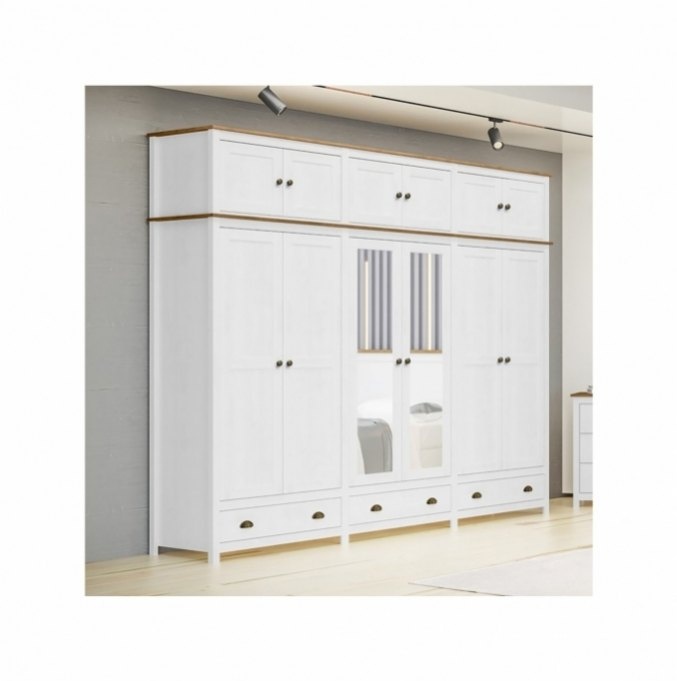 Dřevěná skříň 12dveřová TOPAZIO