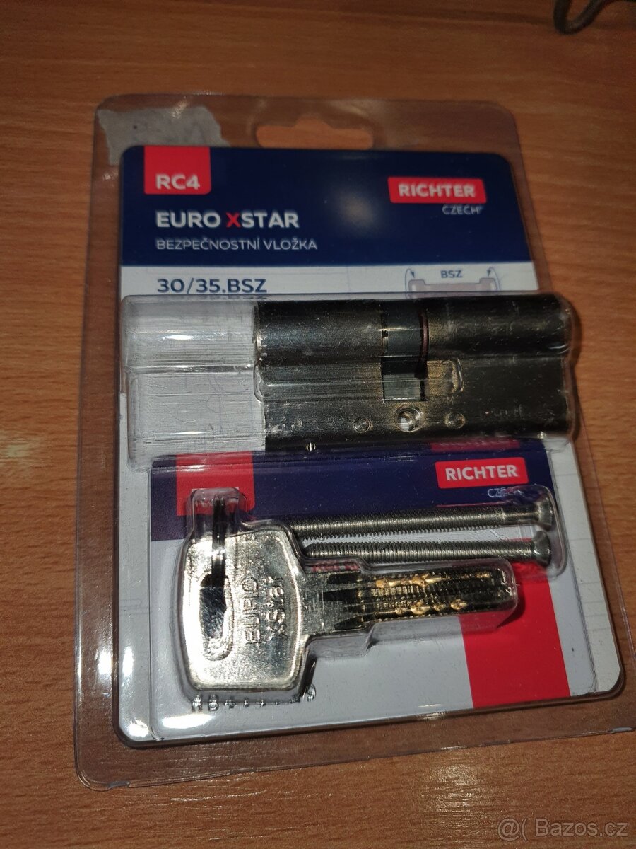 vložka do dveří, ZÁMEK, 6 klíčů, RC4