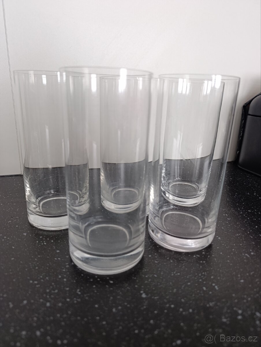 Bohemia crystal sklenice 5 kusů