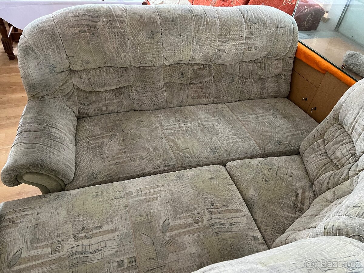 Rohová sedačka za odvoz