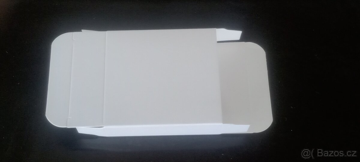 Krabice z lepenky, bílé, 80x75x24mm, jako nové