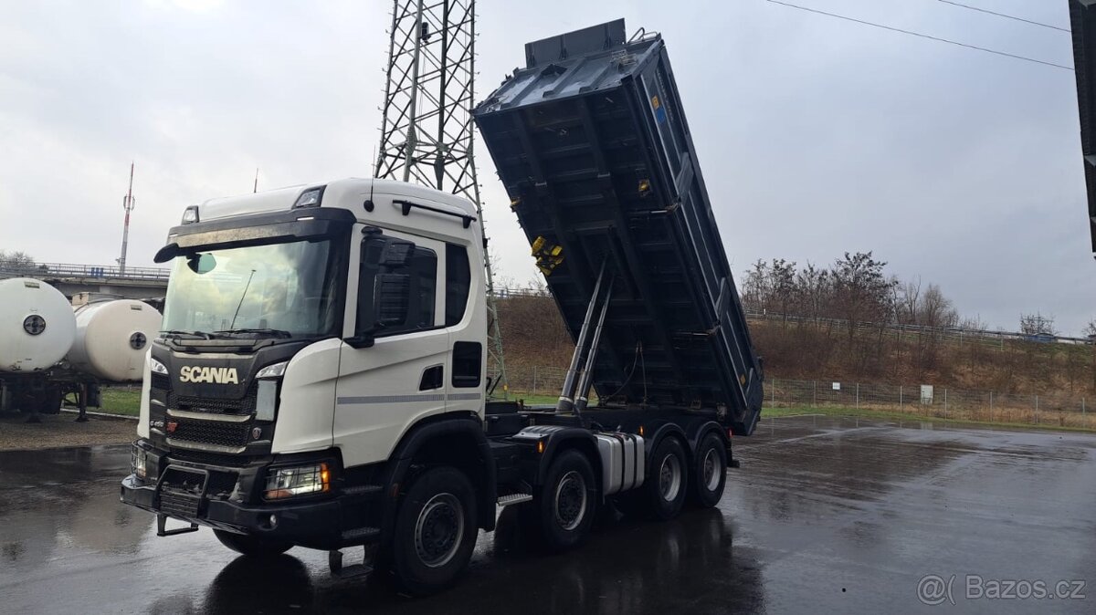 Scania G 450 XT 8x4 Bordmatic Meiller