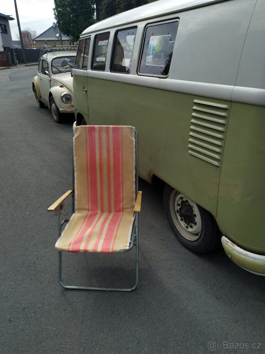 Camping křeslo pro hosta, skládací, polohovací..