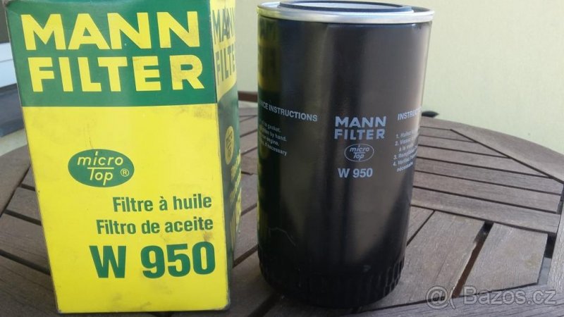 MAN W950 olejový fitr