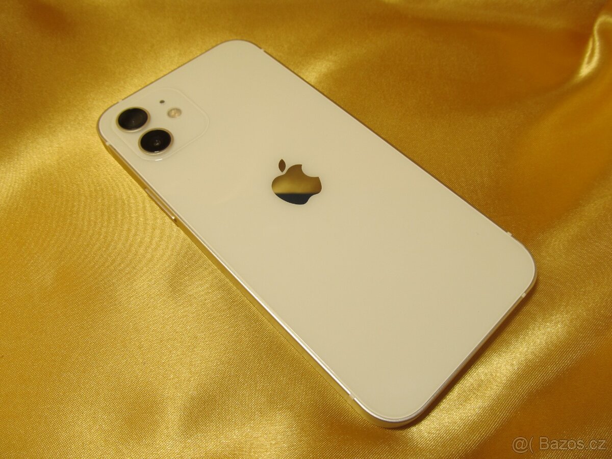 iPhone 12 White 64GB TOP STAV 100% BATERIE ZÁRUKA
