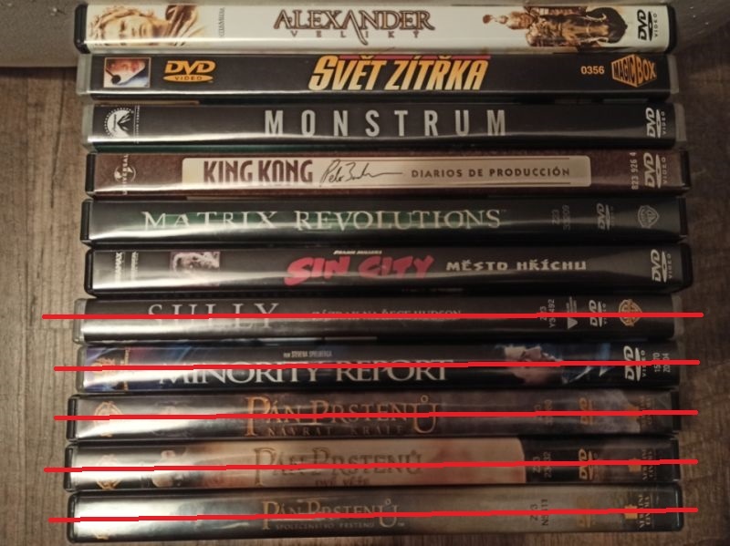 Prodám originální DVD filmy