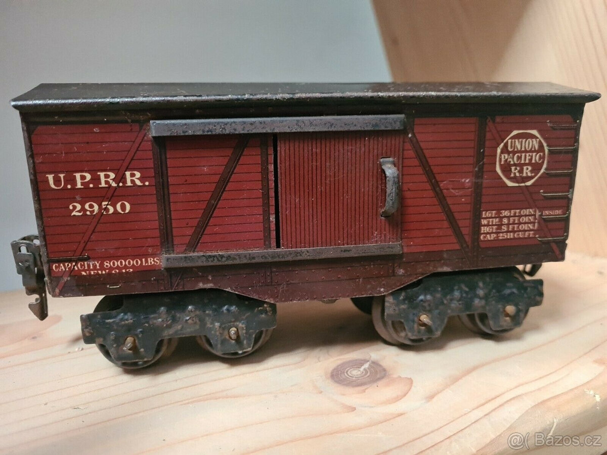 Märklin vzácný americký nákladní vůz 1920-30, rozchod 0, UNI