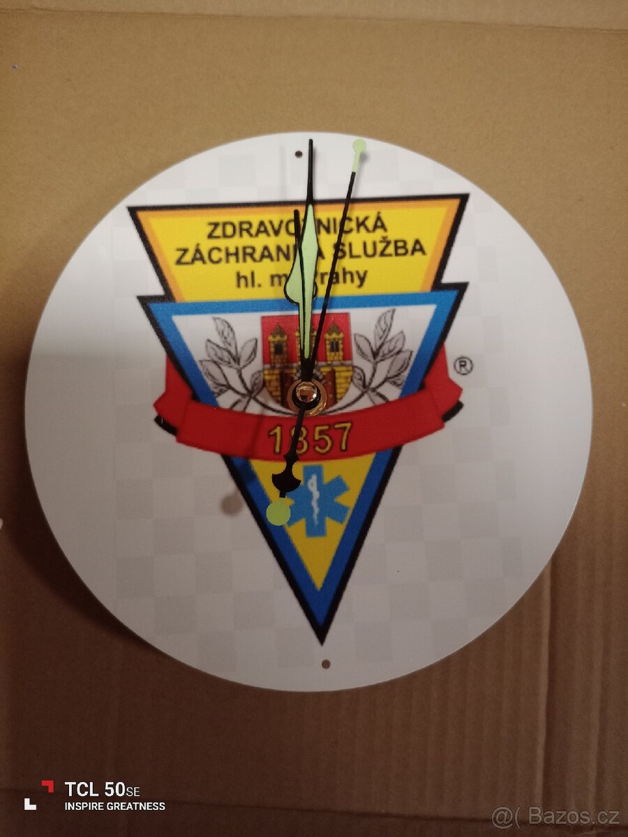 Nástěnné hodiny ZZS hmp / průměr 20 cm