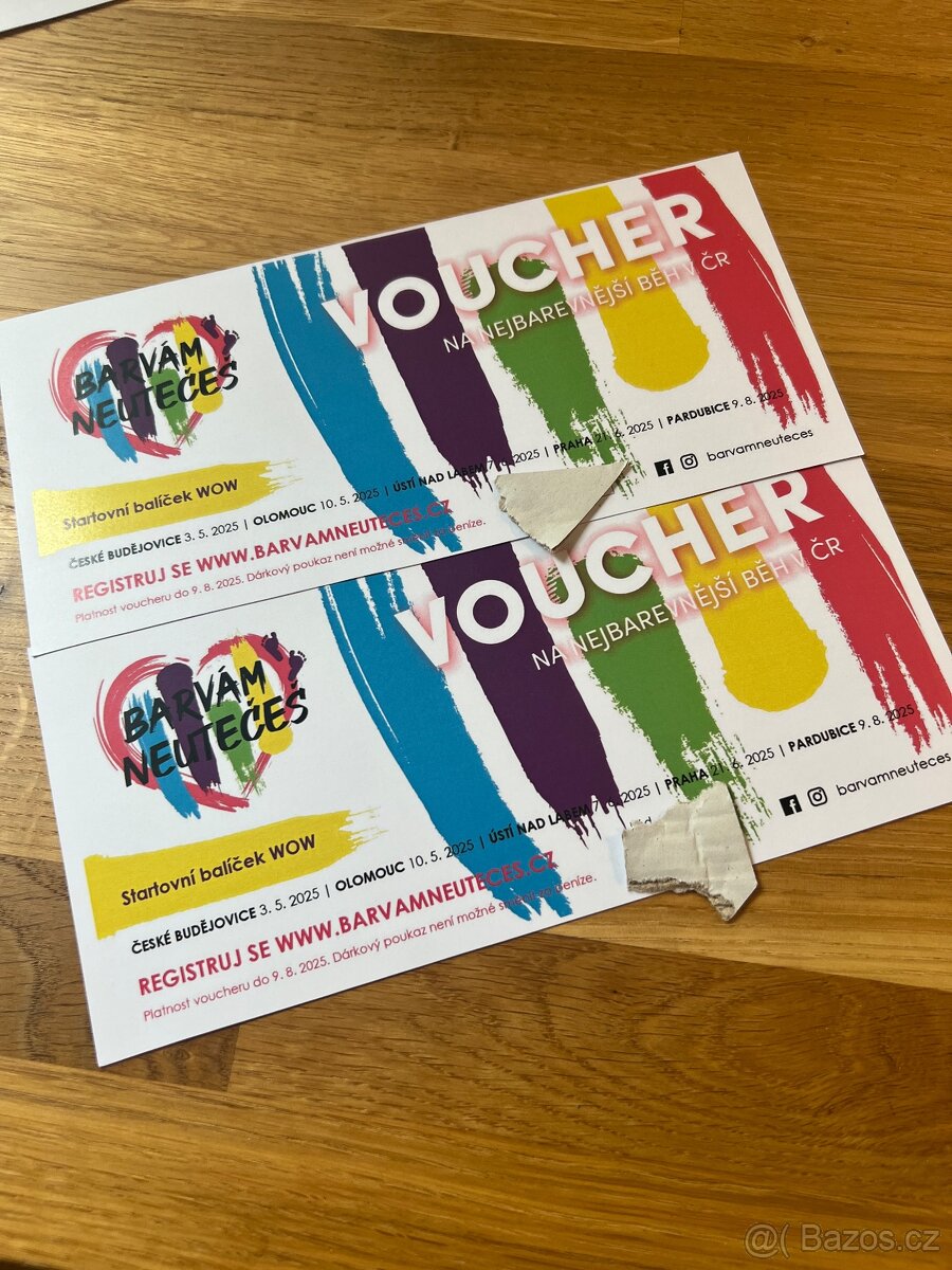 Voucher Barvám neutečeš