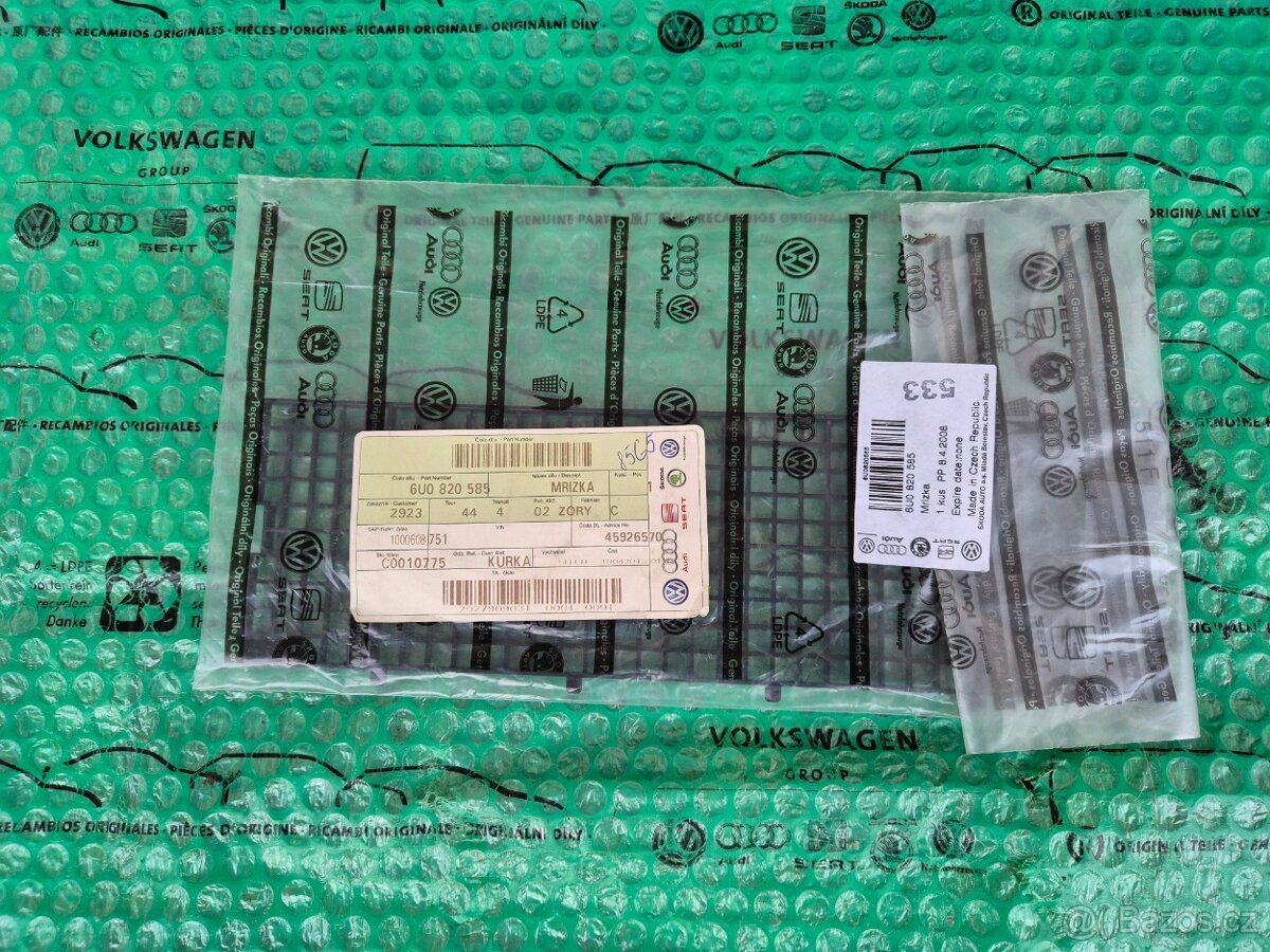 mřížka topení Škoda Felicia s klimatizací 6U0820585