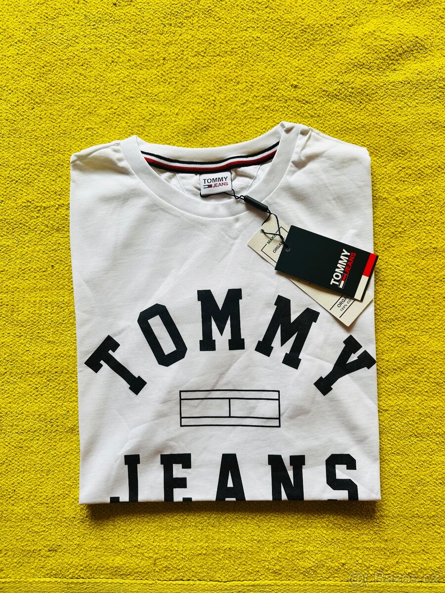 Tommy jeans bilé triko