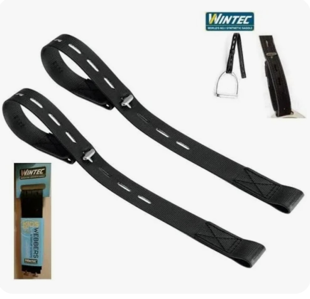 Nové dětské třmenové řemeny Wintec 45cm