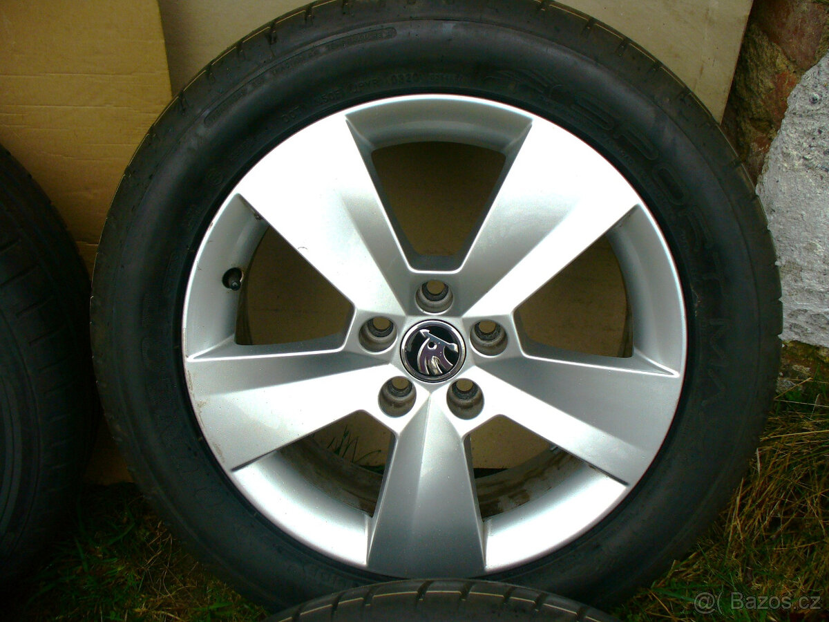 KOLA ŠKODA SE ZÁNOVNÍMI 205/55 R16