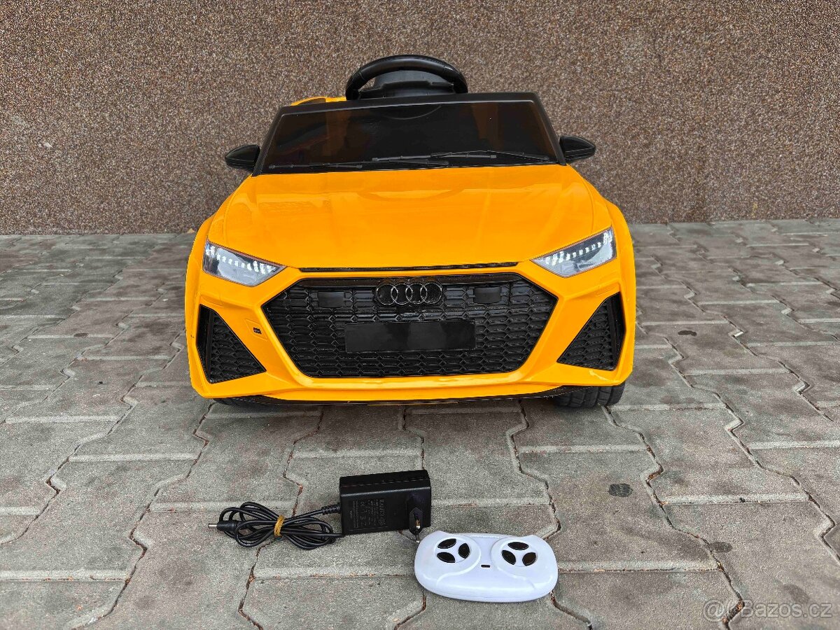 Elektrické dětské autíčko Audi RS6 žluté