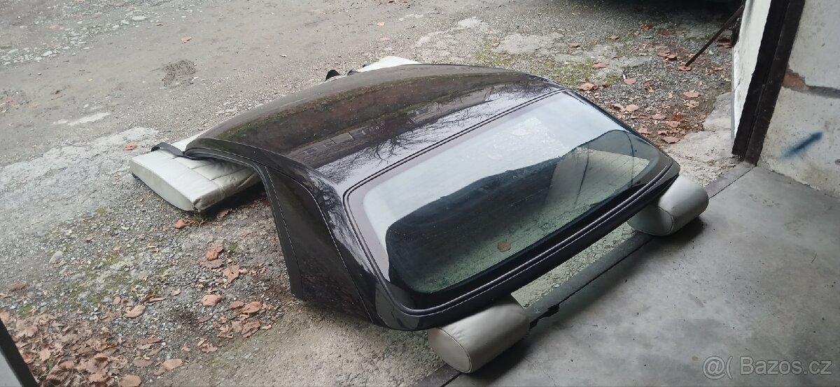 BMW E36 kabriolet hardtop, uchycení, kabeláž, krytky