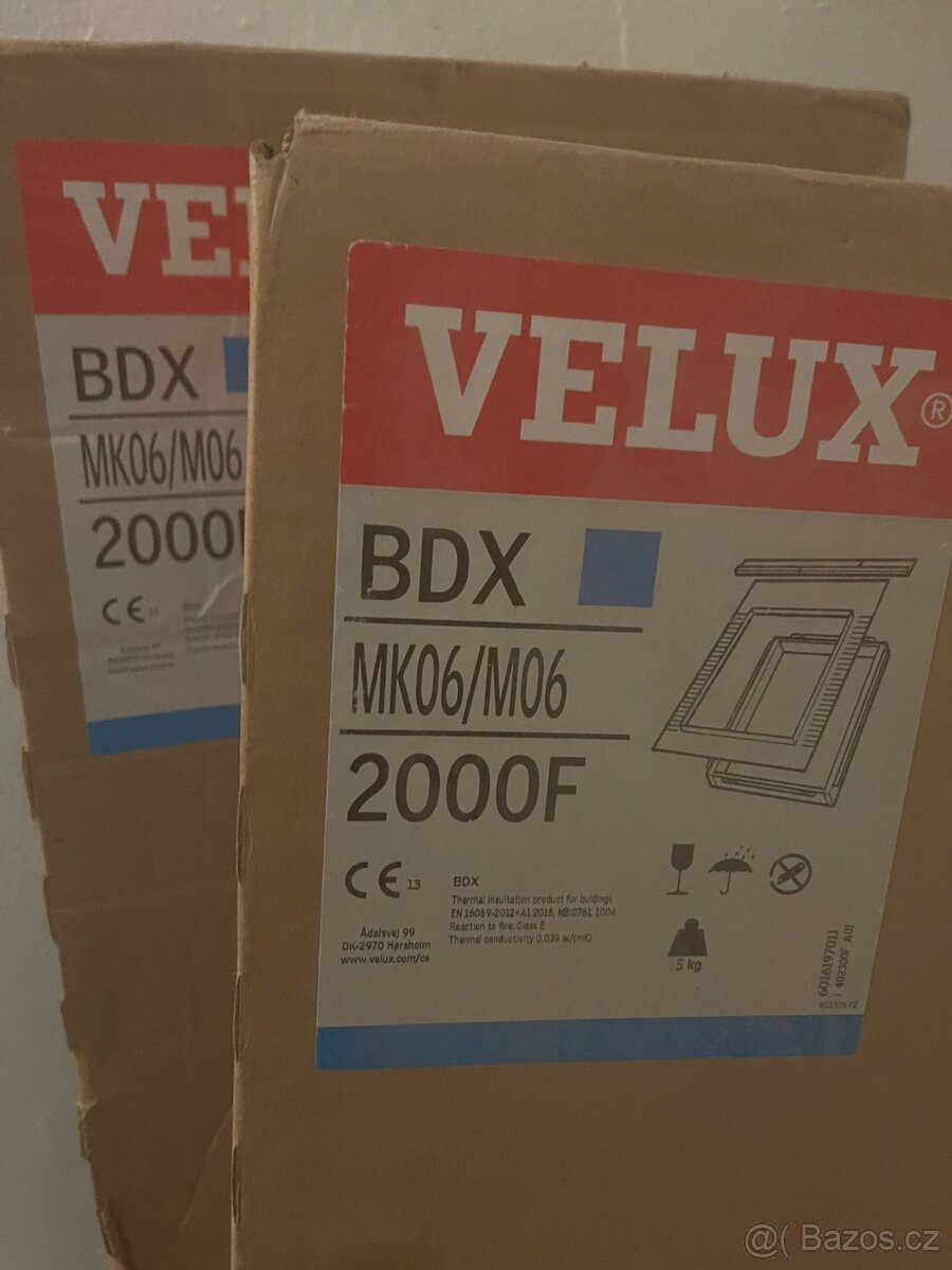 Velux zateplovací sada BDX 2000F pro MK06 zapuštěné lemován