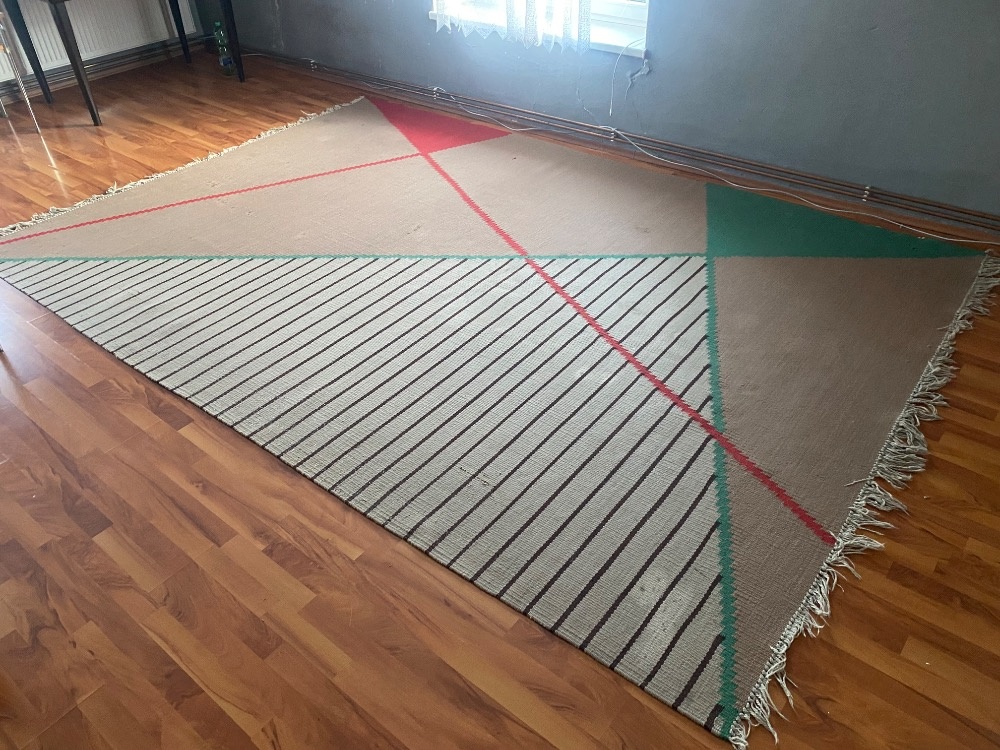 Geometrický koberec Antonín Kybal 50.léta