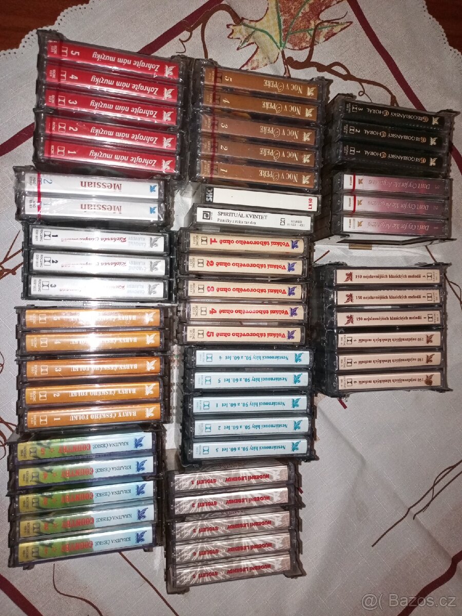 Magnetofonové kazety (zabalené)