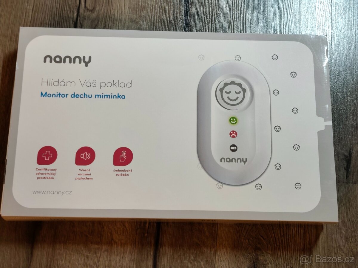 Monitor dechu Nanny v záruce