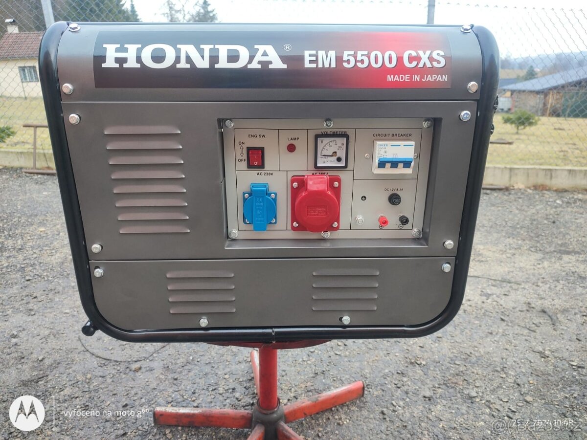 elektrocentrála Honda 5,5kw