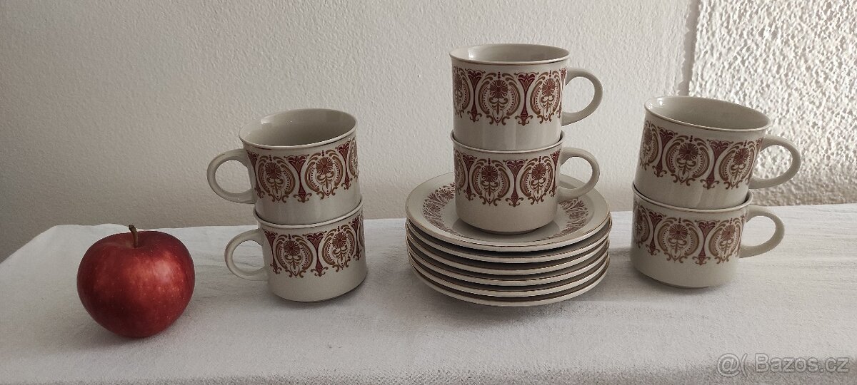 Kompletní kávový/čajový retro set