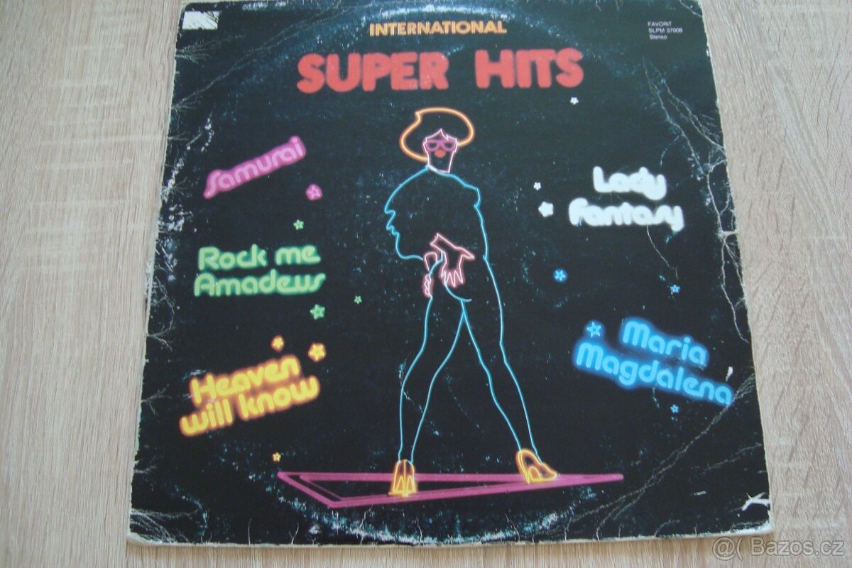 LP gramofonová deska Super hits-1986