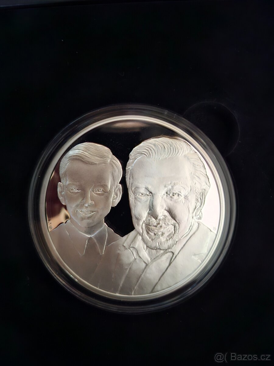 Stříbrná medaile - 5 OZ - Karel Gott - 85. výročí