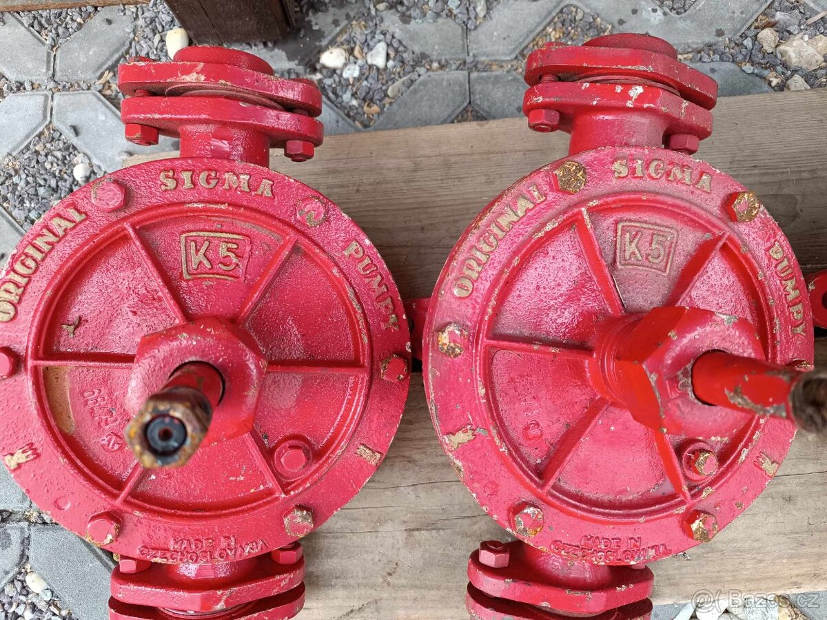 Sigma pumpa K4 K5 prodej skladu