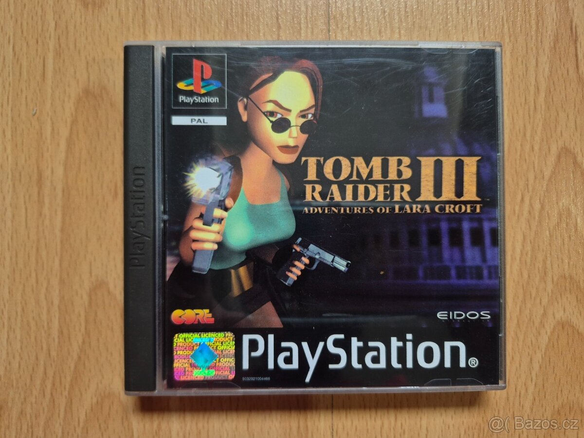 Predám hru na PS1 Tomb Raider 3