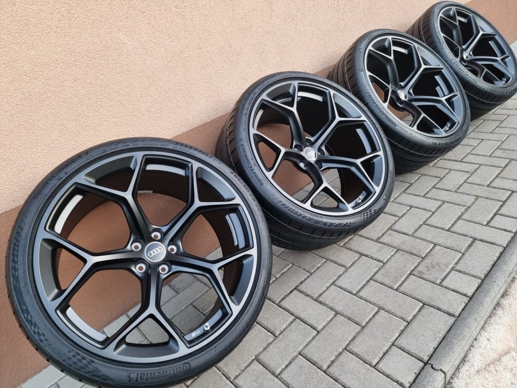 22″ 5×112 AUDI RS6 / RS7 PERFORMANCE “BLACK MATT” nové letné
