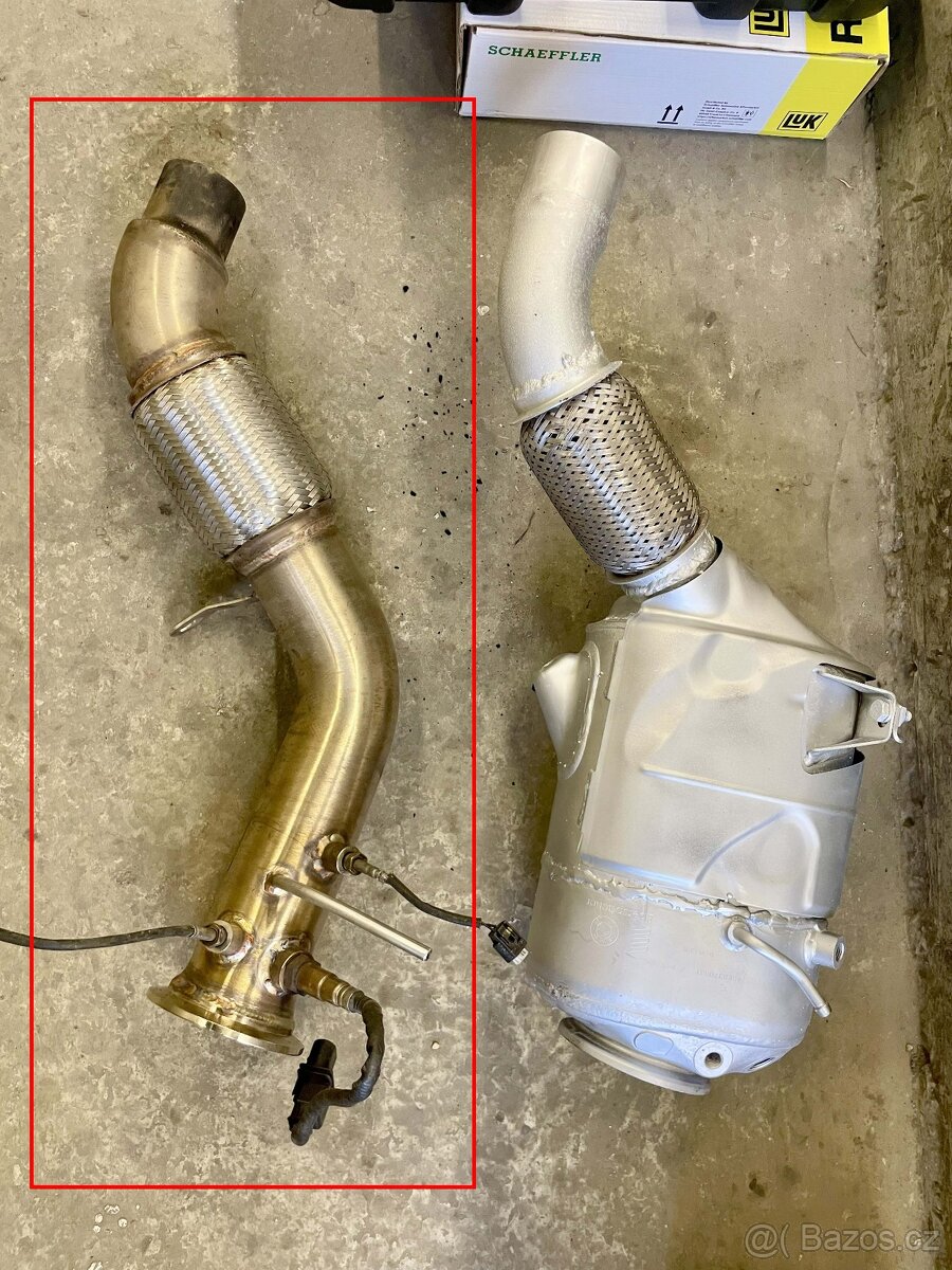 DOWNPIPE BMW E60/E61, 530D/530XD, 170 kw