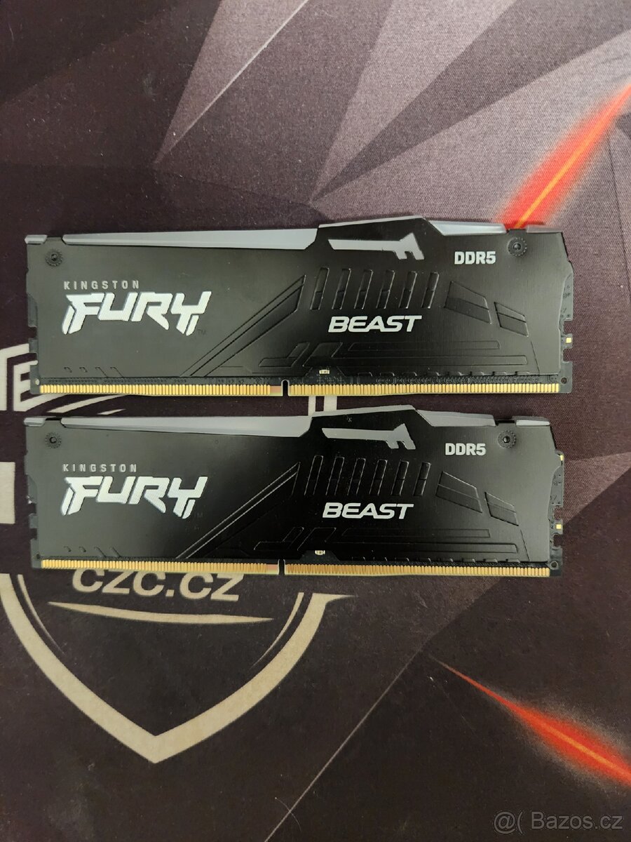 Kingston FURY 16GB KIT DDR5 6000MHz CL40 Beast Black RGB