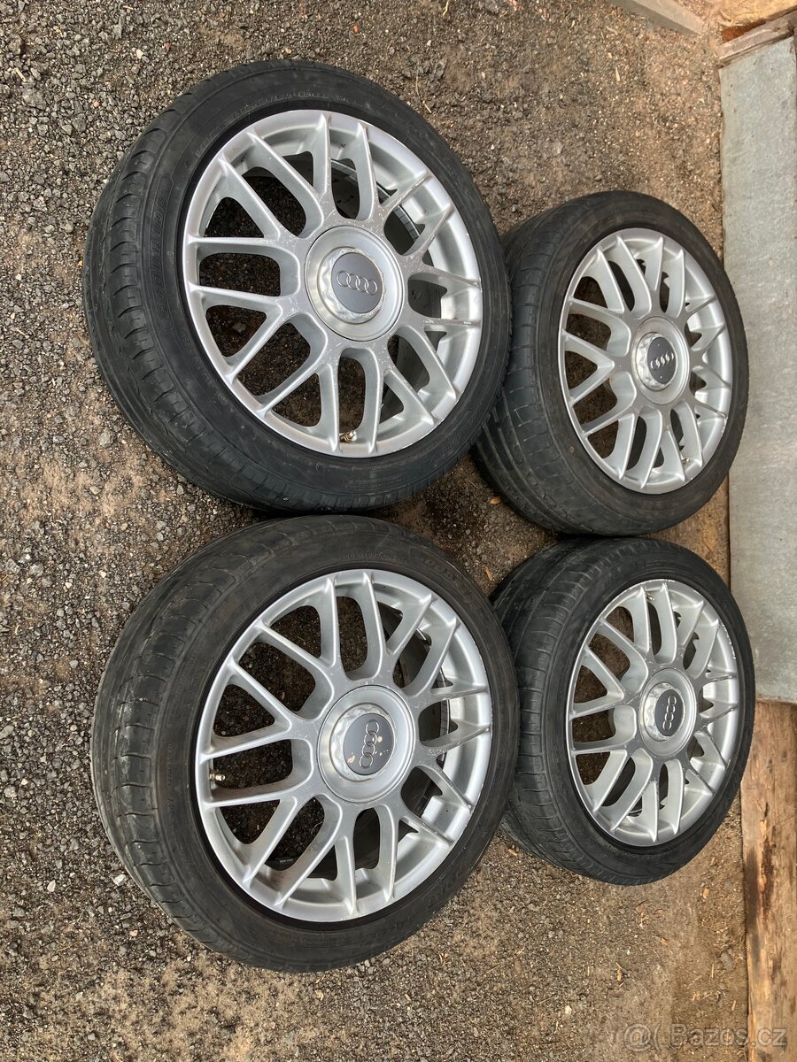 Prodám alu kola BBS rc326 r17 5x112