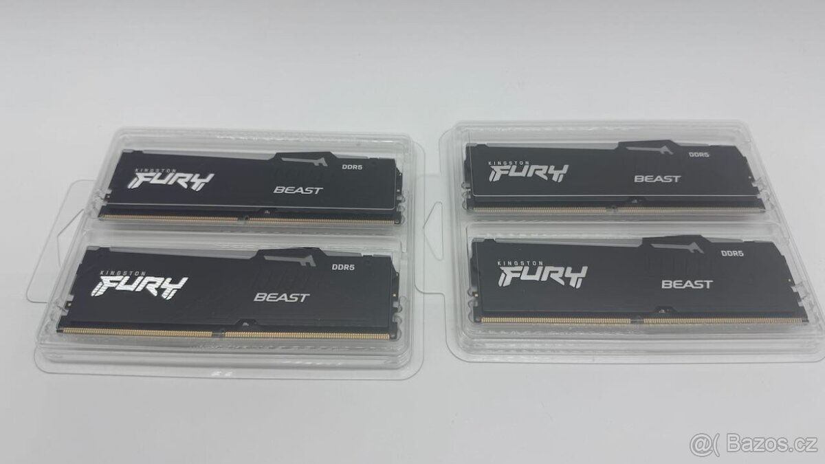 DDR5 4x16GB (64GB) Kingston FURY DDR5 6000MT/s Beast RGB