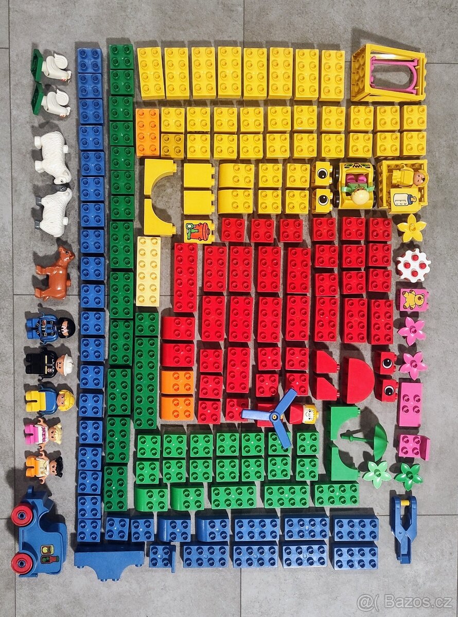 Lego Duplo 2,450 kg kostky zvířátka
