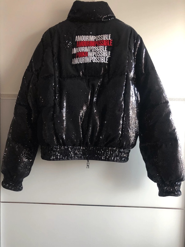 Pinko luxusní bunda Amour Impossible vel.L