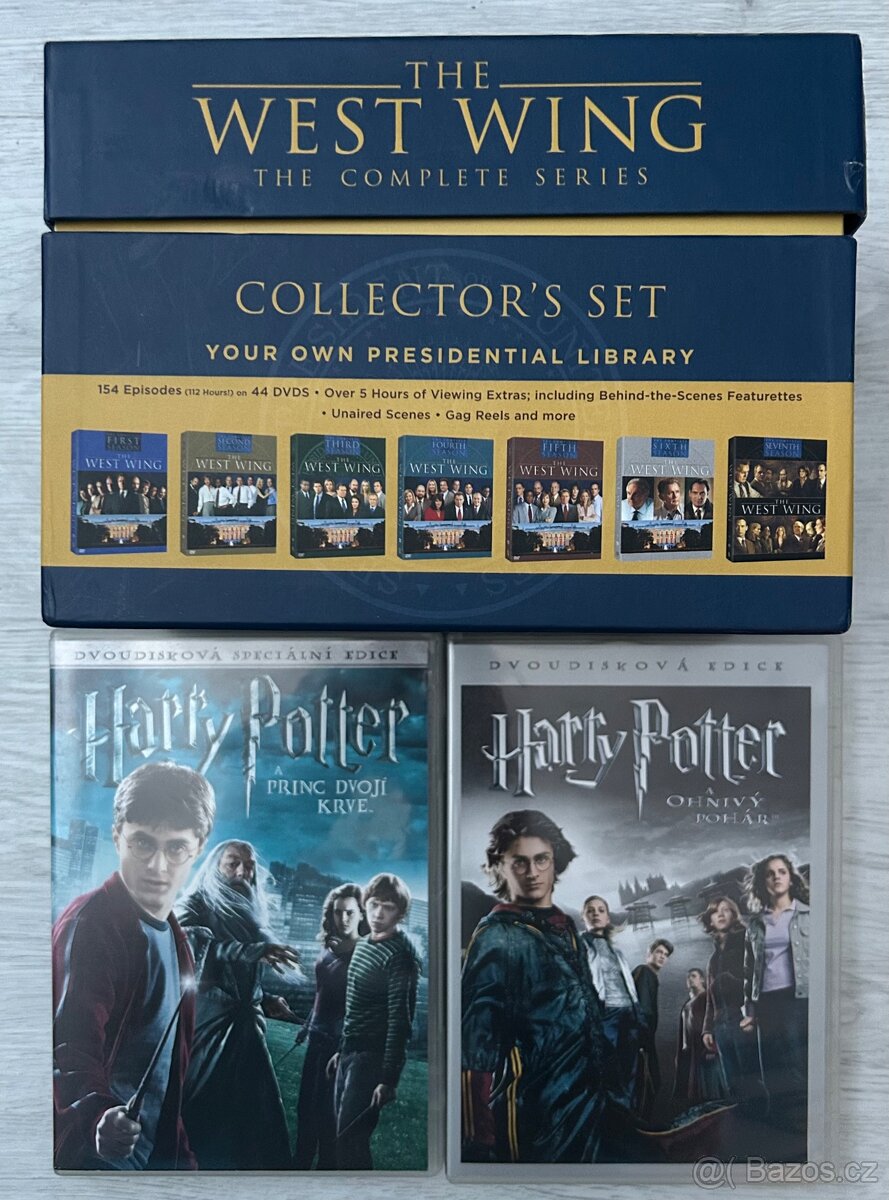 Prodám DVD Harry Potter a The West Wing:
