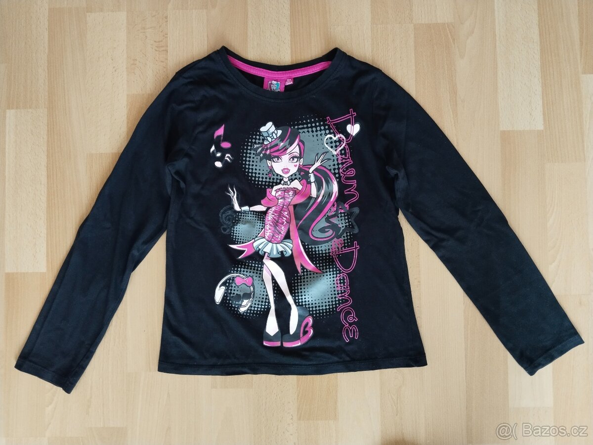 Dívčí triko Monster High, vel. 152