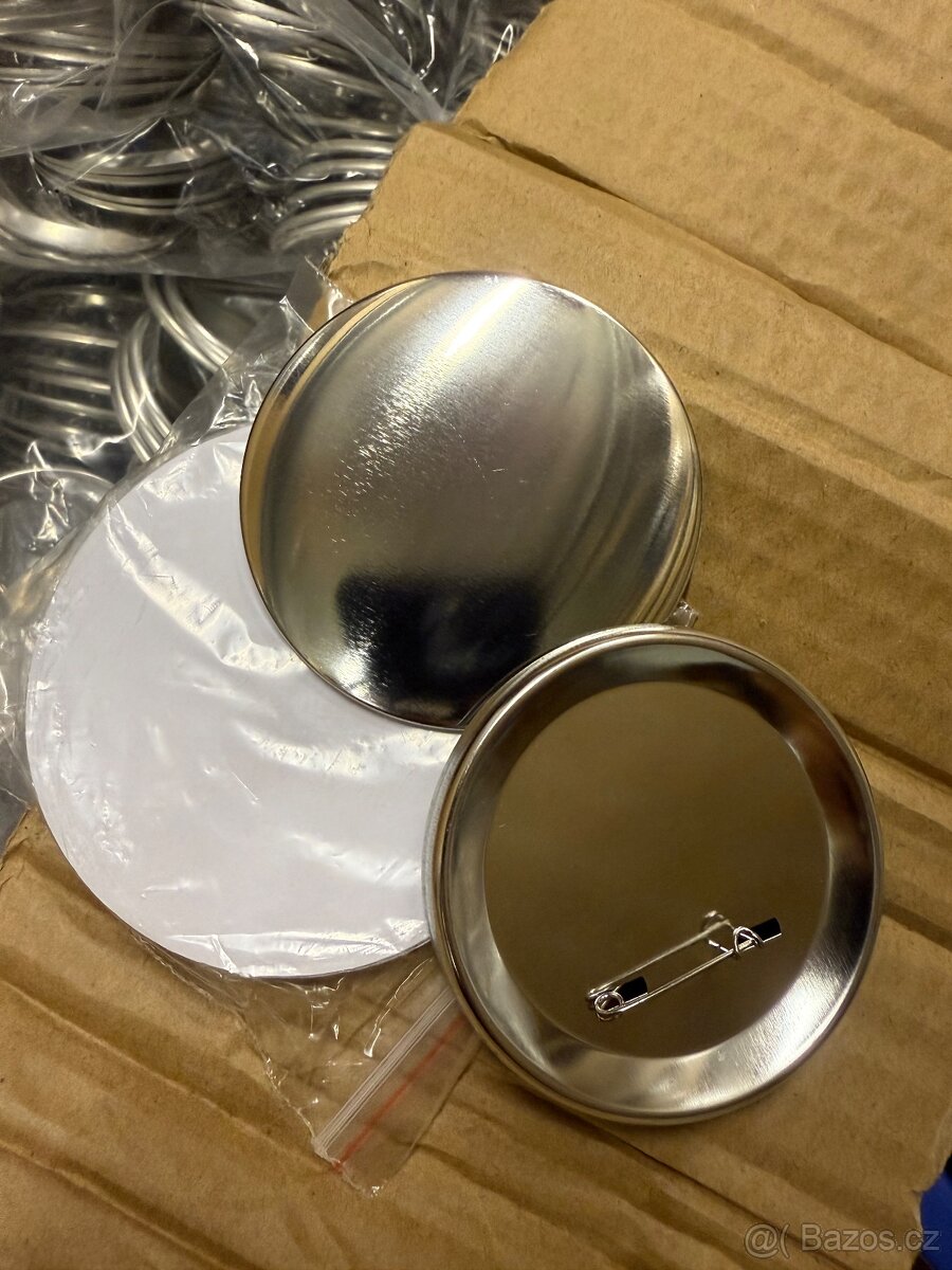 Placky, odznaky - sada pro výrobu pin button 75mm